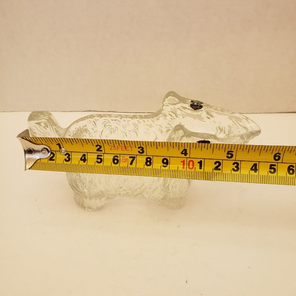 Vintage Clear Glass Scotty Dog Creamer - Picture 7 of 7